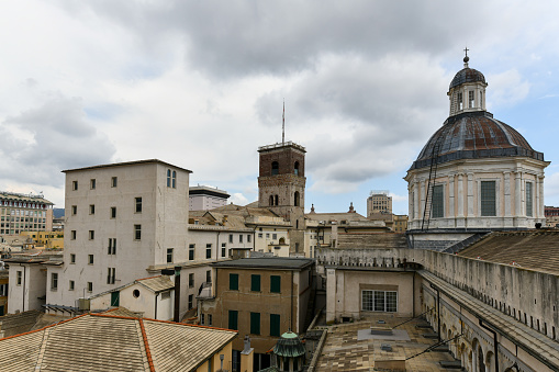 Saint Lawrence Cathedral, (Cattedrale di San Lorenzo) in Genoa, Italy.