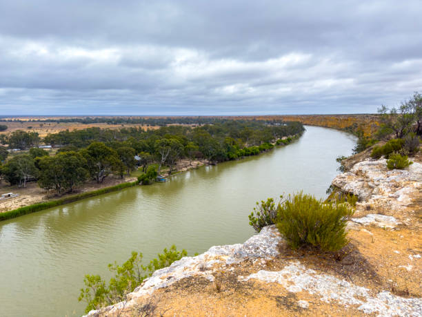 istock Overcast day at Big Bend on the Murray River, South Australia 2079741418