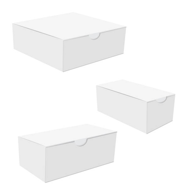 Realistic cardboard boxes mockup. Can be use for food, cosmetic, software and etc. Vector Realistic cardboard boxes mockup. Can be use for food, cosmetic, software and etc. Vector illustration blank cereal box clip art stock illustrations