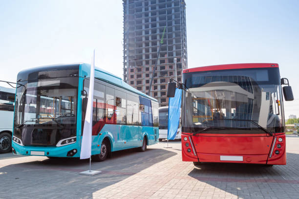 istock Modern city buses at the bus station 2080025609