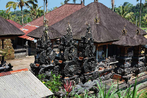 The village on mountains of Bali, Indonesia