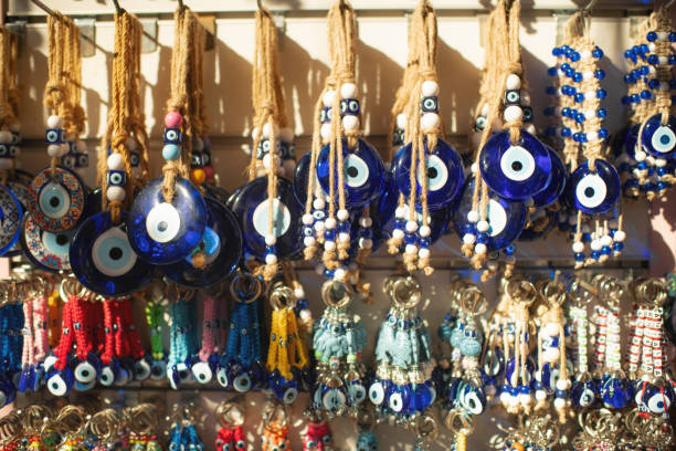istock Evil Eye Beads  (Nazar Beads amulet) at a Turkish souvenir market 2080090575