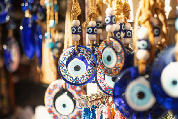 Evil Eye Beads  (Nazar Beads) at a Turkish souvenir market