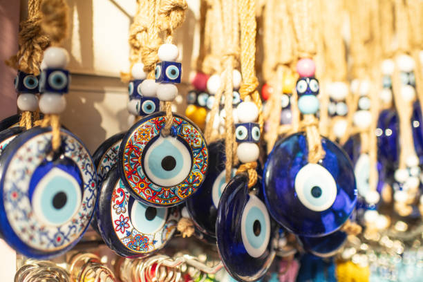 istock Evil Eye Beads  (Nazar Beads amulet) at a Turkish souvenir market 2080091618
