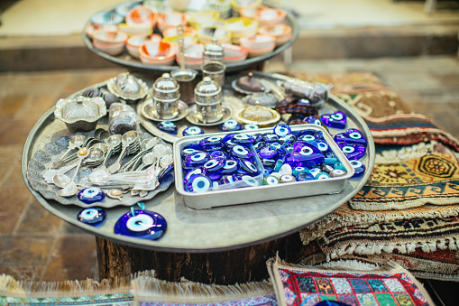 Evil Eye Beads  (Nazar Beads) at a Turkish souvenir market