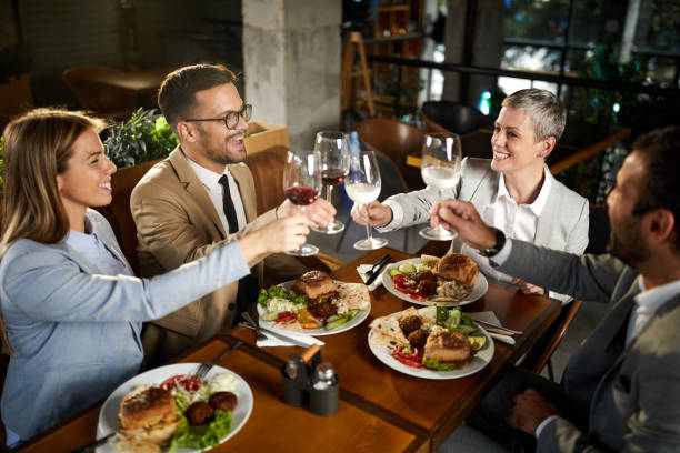 istock Cheers to this business lunch! 2080201626