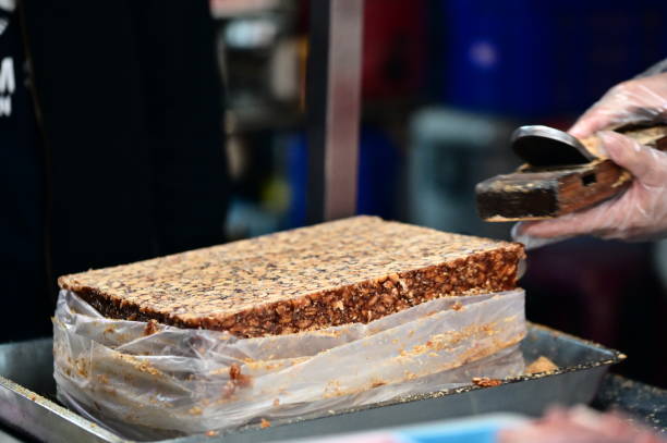 Making Peanut Roll Ice Cream: A Taiwanese Night Market Snack