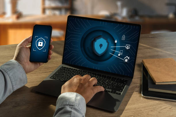 istock CYBER SECURITY Business technology Antivirus Alert Protection Security and Cyber Security Firewall Cybersecurity and information technology 2080312582