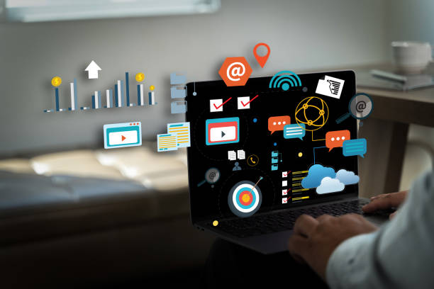 istock DIGITAL MARKETING new startup project MILLENNIALS Business team hands at work with financial reports and a laptop 2080312800