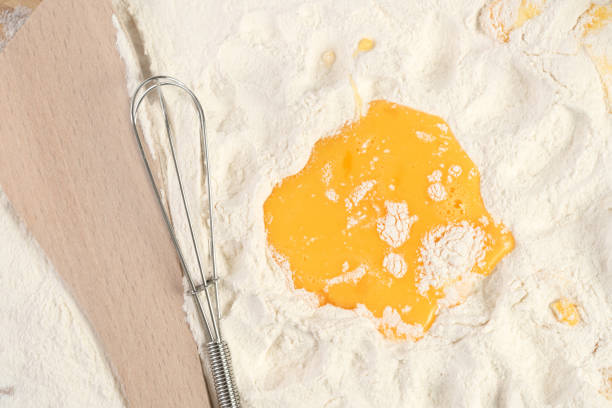 egg and flour