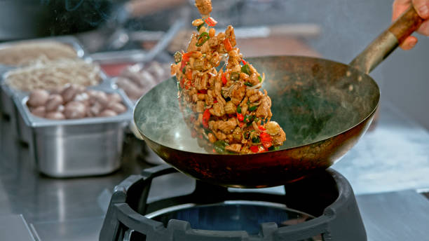 istock Tossing stir fry in the wok 2080392151