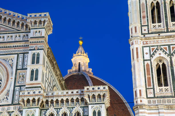 The Duomo (Santa Maria del Fiore) and Giotto's Campanile in Florence (Firenze), Tuscany, Italy