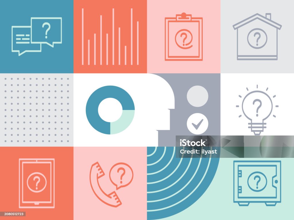 Faqs Pattern Pattern Infographic Design For Faq Stock Illustration - Download Image ...