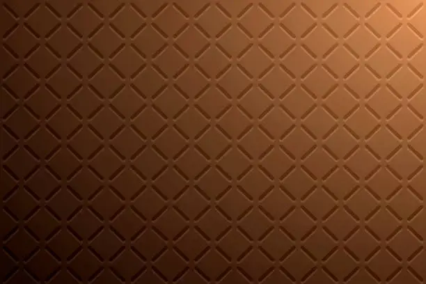 Vector illustration of Abstract brown background - Geometric texture