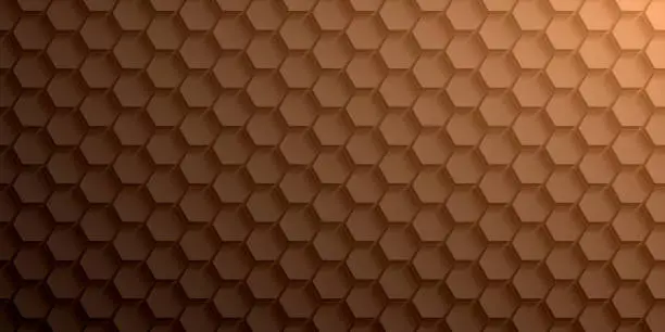 Vector illustration of Abstract brown background - Geometric texture