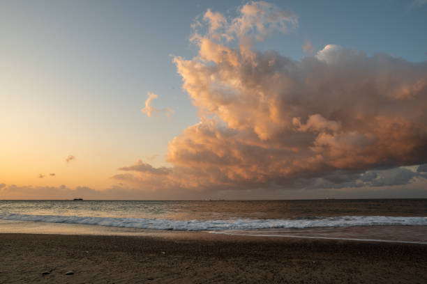 Beautiful sunrise and beach