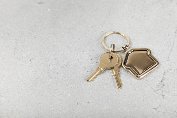 istock House keys .Composition on background.Design element.Real estate and insurance concept.Copy space. 2080630991