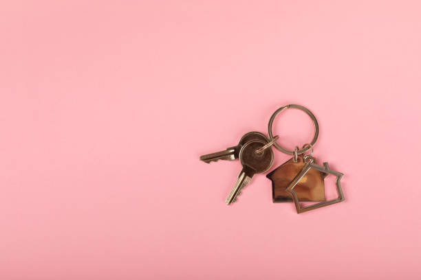 istock House keys .Composition on background.Design element.Real estate and insurance concept.Copy space. 2080630992