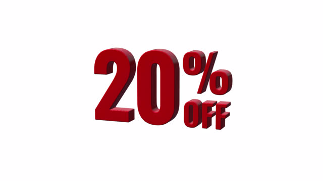 20% off discount.