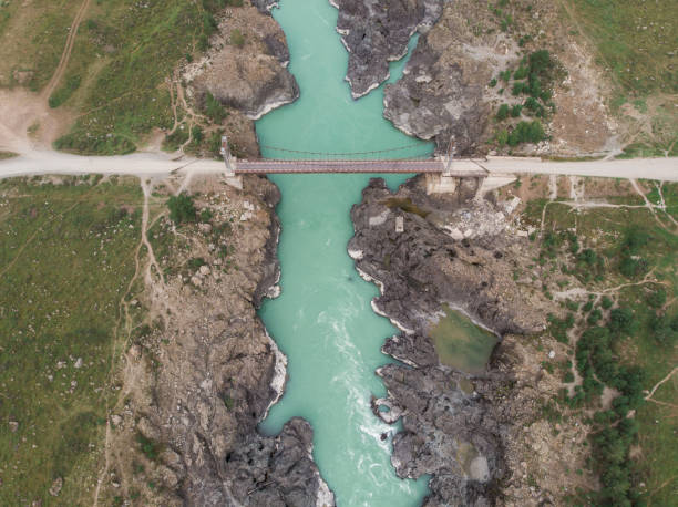 istock The Katun river rapids in summer day at the Oroctoy bridge 2080726807
