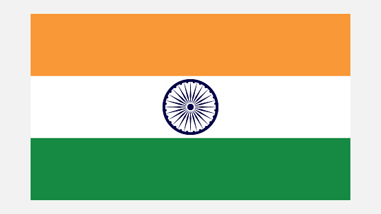 INDIA Flag with Original color