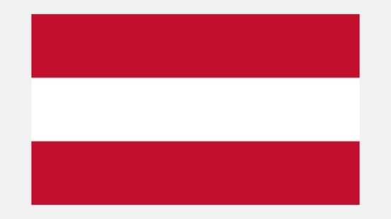 AUSTRIA Flag with Original color