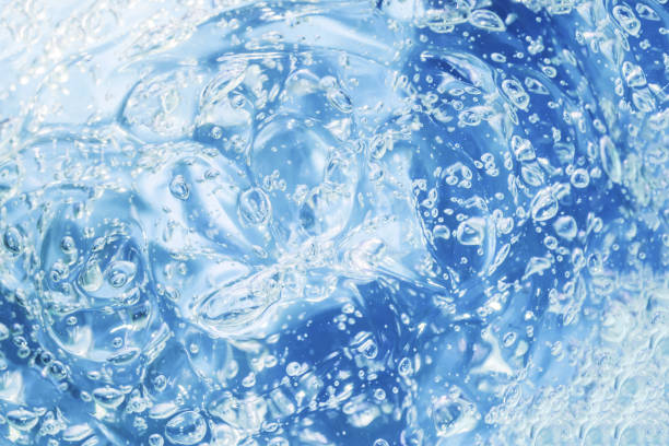 istock The texture of a transparent gel. 2080886293