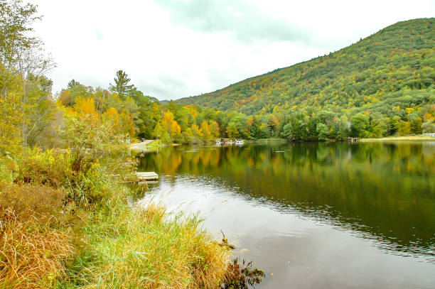 The beauty of Massachusetts is enhanced with the smooth reflective waters.