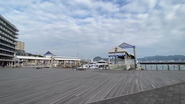 Port in Mojiko City Japan