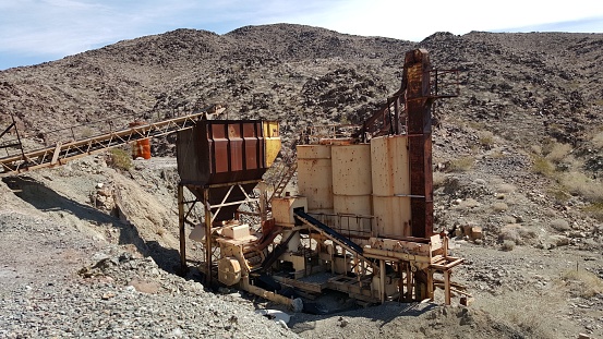 Abandoned Mission Mine, Mining History in Joshua Tree National Park . High quality photo