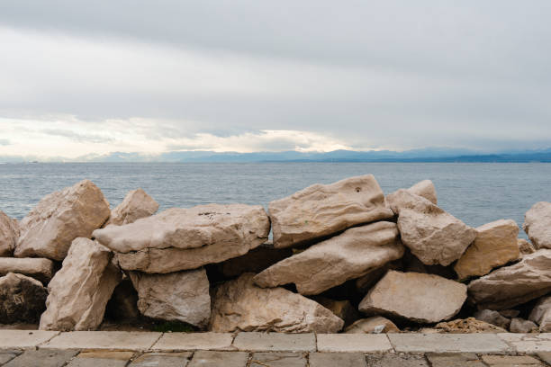 Adriatic Sea, Beach, Coastline, Color Image, Copy Space