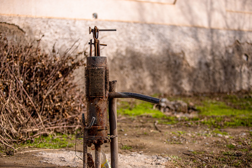 a old style water pump
