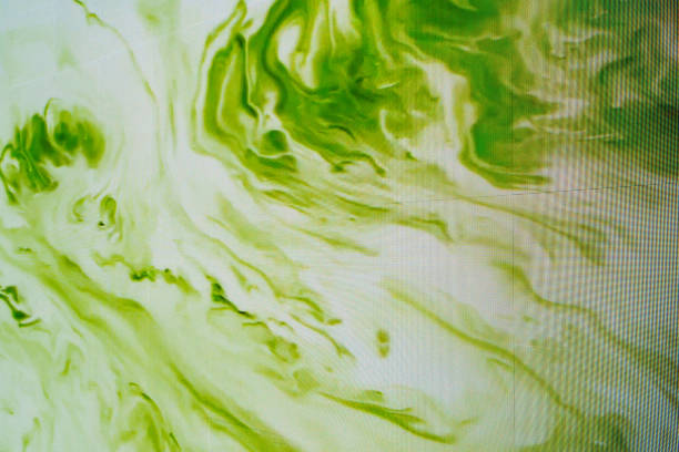 LED Screen Melting of Pigments Background