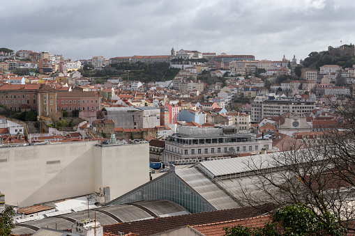 architectural view of lisbon portugal