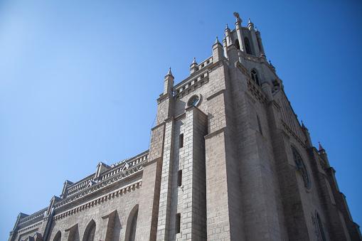 side angle of the huge church