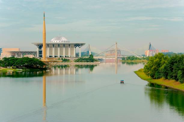 istock A city with a large building and a river 2081062623