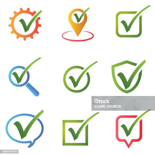 Check Mark Design Template Vector Illustration Stock Illustration ...