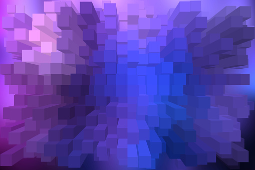 Abstract multi colored blocks background.