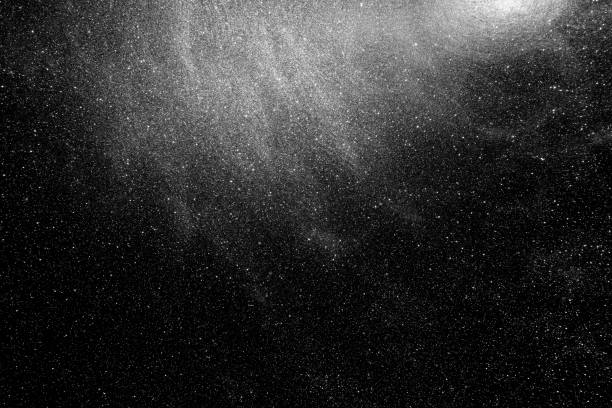 istock white black glitter texture abstract banner background with space. Twinkling glow stars effect. Like outer space, night sky, universe. Rusty, rough surface, grain. 2081170197