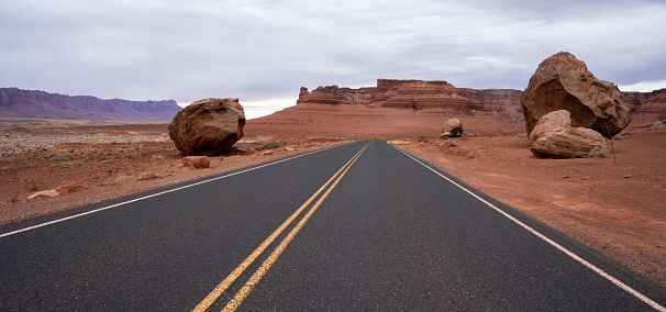 Lee's Ferry Road in Marble Canyon
