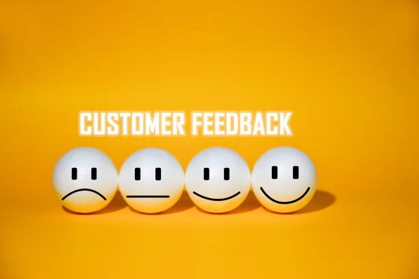 istock User give rating to service experience on online application, Customer review satisfaction feedback survey concept, Customer can evaluate quality of service leading to reputation ranking of business 2081200927