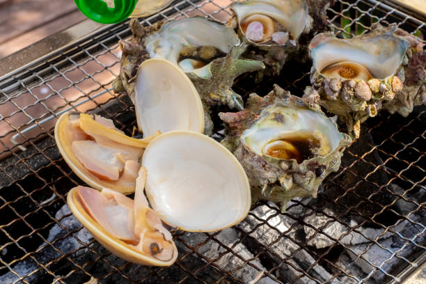 istock Bake clams in the garden. 2081205750