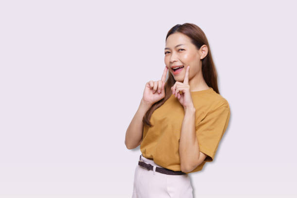 istock Woman portrait in studio. 2081207899