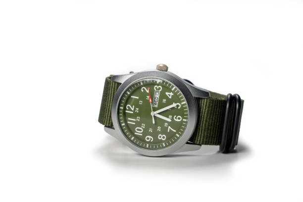 istock Generic Military Green Field Watch, Isolated On White Background 2081243793