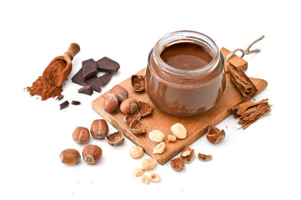 istock Hazelnut cream like Nutella cream 2081257881