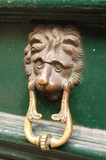 istock Lion shaped handle in Lisbon center 2081263247
