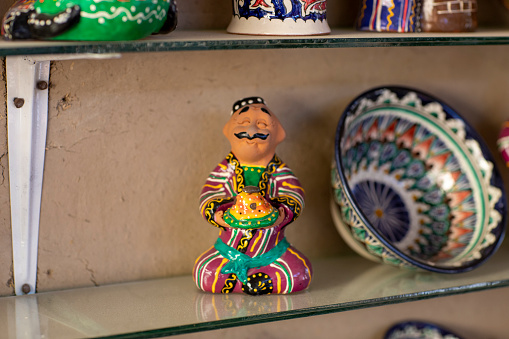 ornamental toys of uzbekistan in clay