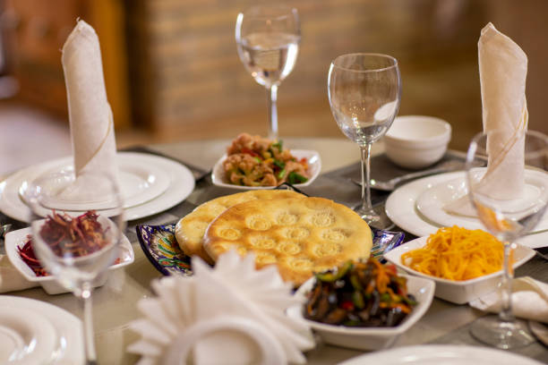 istock western dinner setup in uzbekistan 2081269757