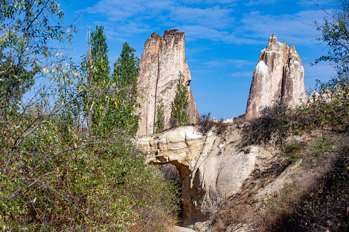 Arched rock formation in Göreme
