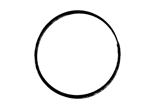 black circle on a white background, graphics